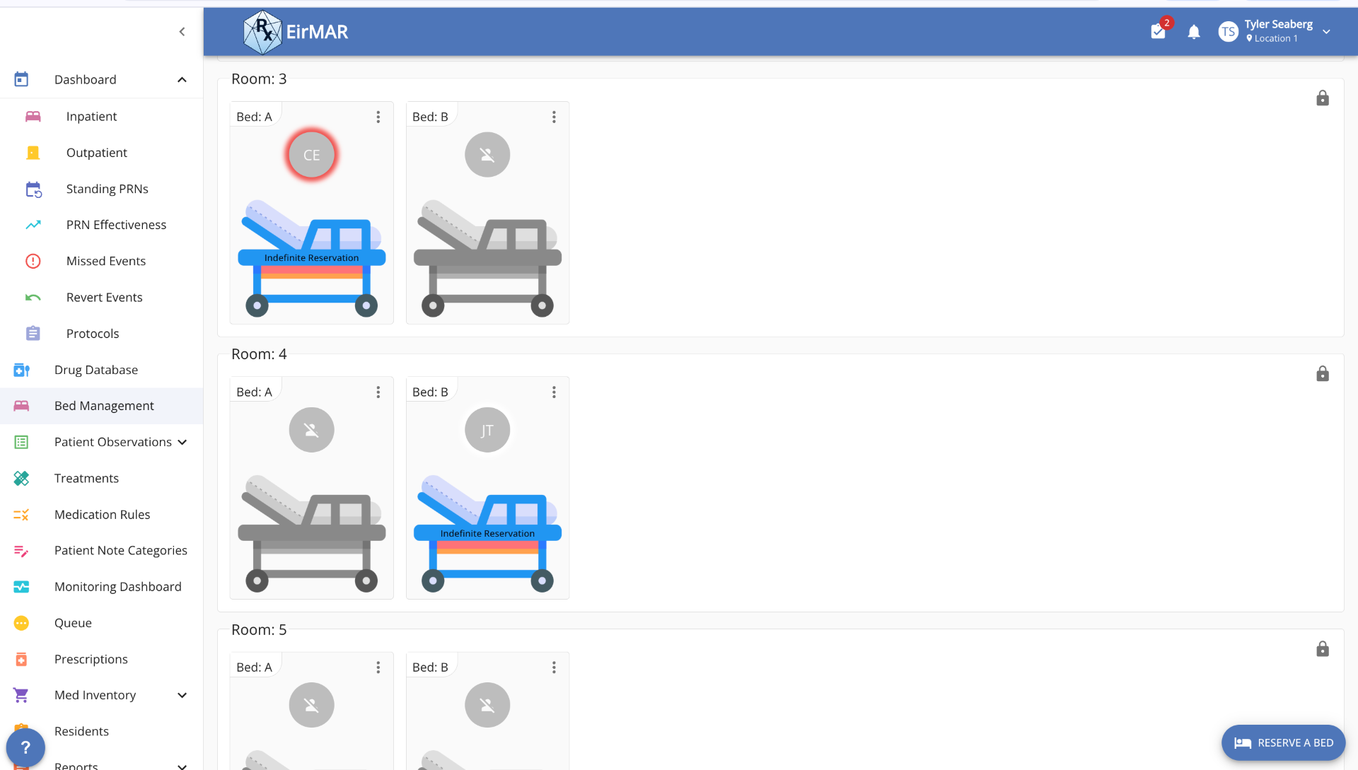Bed & Census illustration